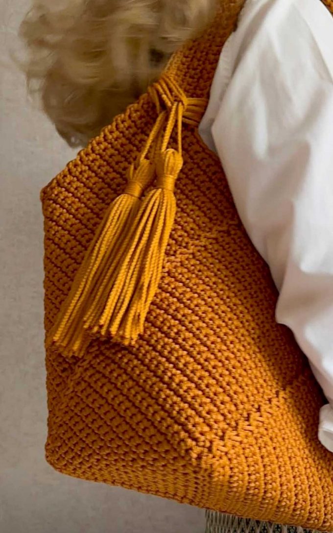 Bolso CROCHET SQUARE